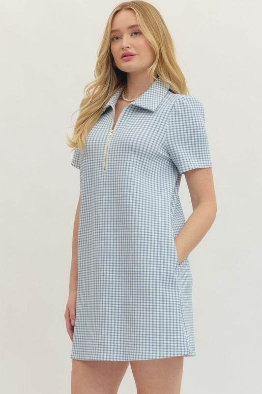 Sasha Gingham Dress
