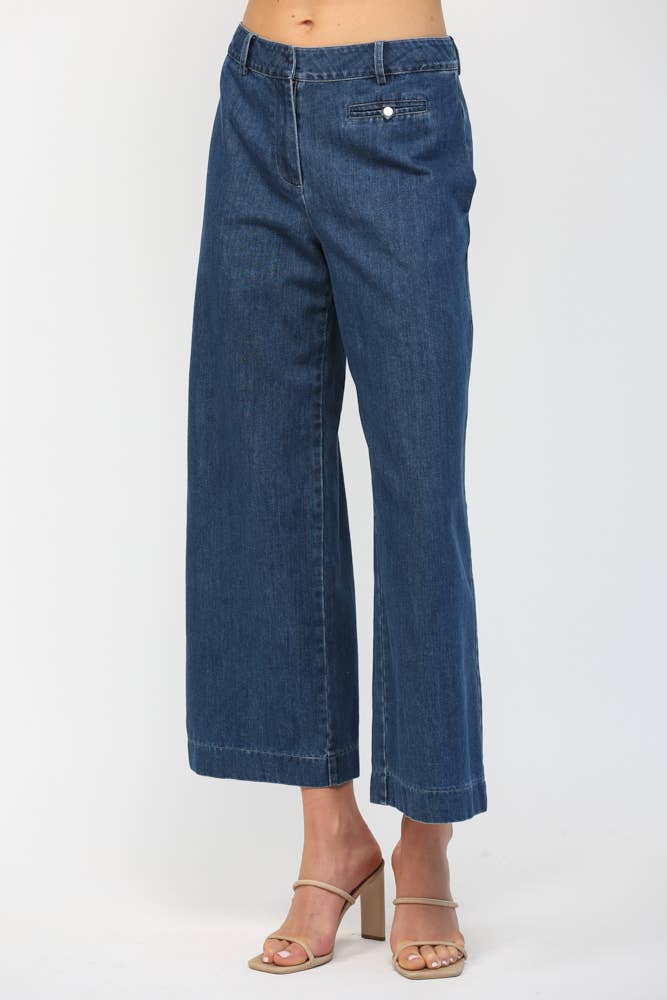 Prairie Cropped Denim Jeans