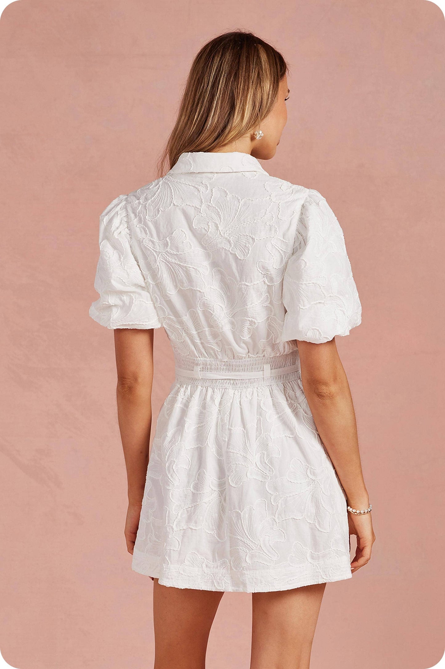 Quinn Embroidery Mini Dress