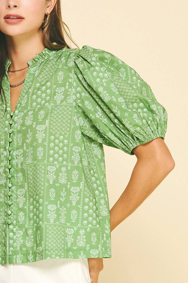 Astra Floral Blouse