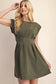 Veronica Pleated Mini Dress