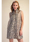 Mia Leopard Jacquard Dress