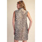 Mia Leopard Jacquard Dress