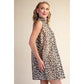 Mia Leopard Jacquard Dress