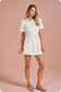 Quinn Embroidery Mini Dress