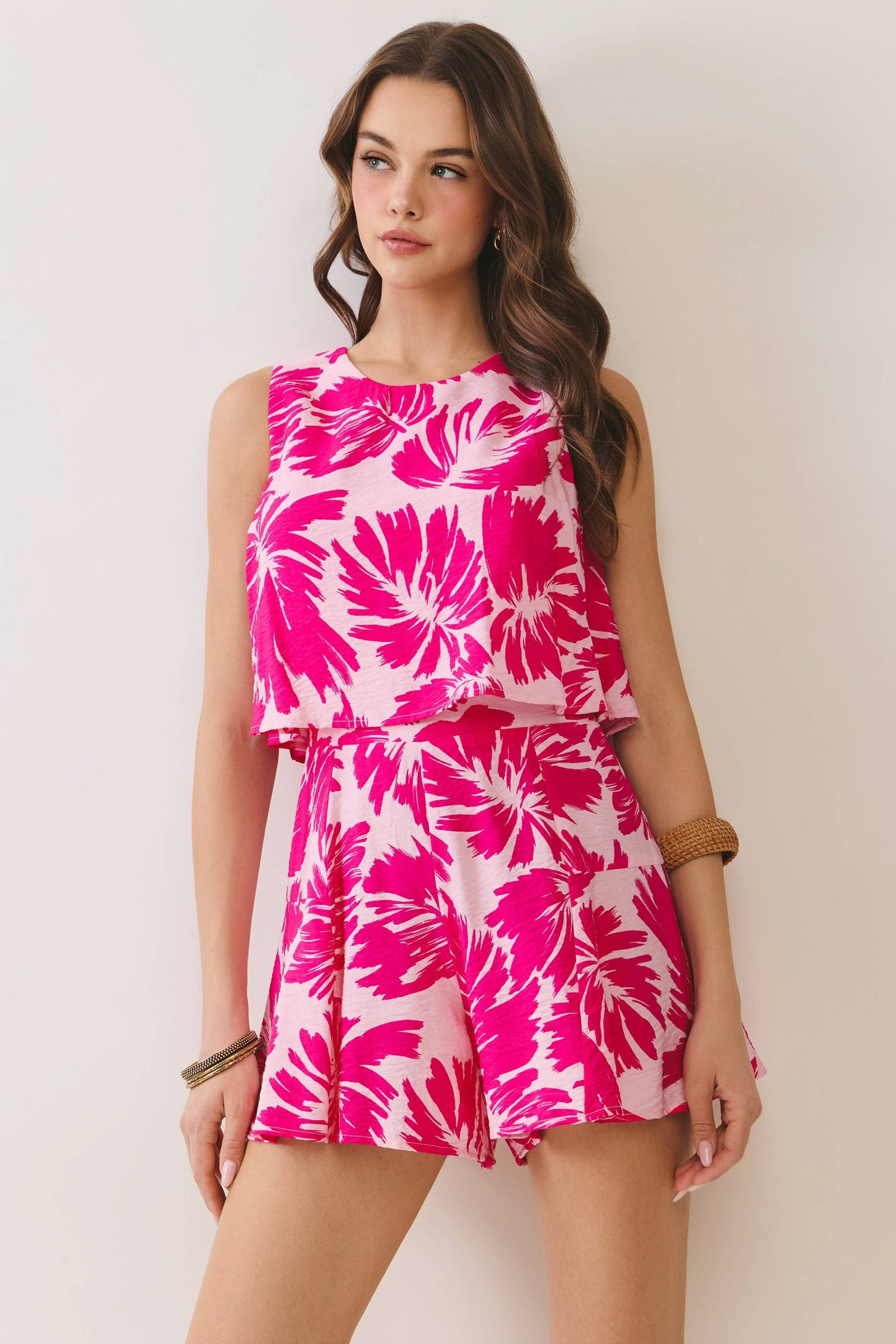 Tropical Bodice Romper