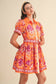 Remi Paisley Belted Dress