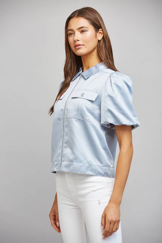 French Blue Utility Jacket