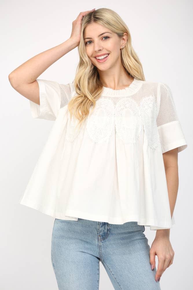 Elodie Mesh Top