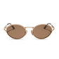 Limoncello Diff Sunglasses - Gold + Brown