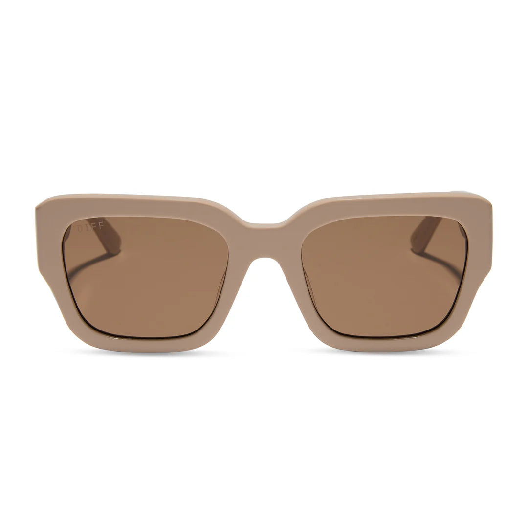 Loren Diff Sunglasses - Almond + Brown