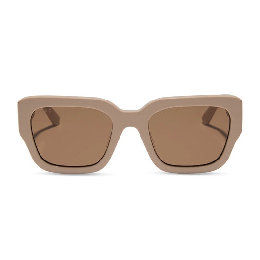 Loren Diff Sunglasses - Almond + Brown