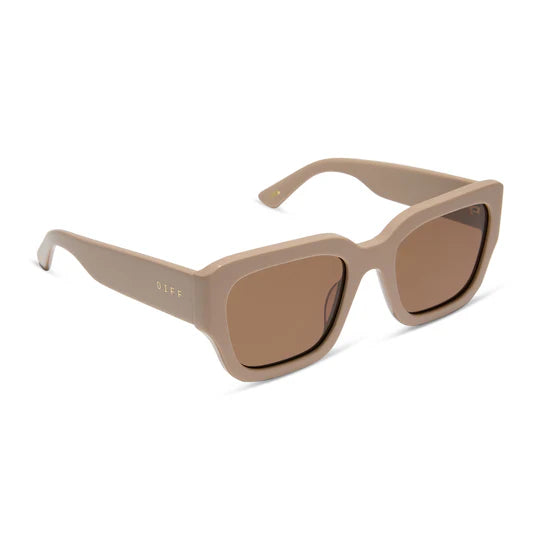 Loren Diff Sunglasses - Almond + Brown
