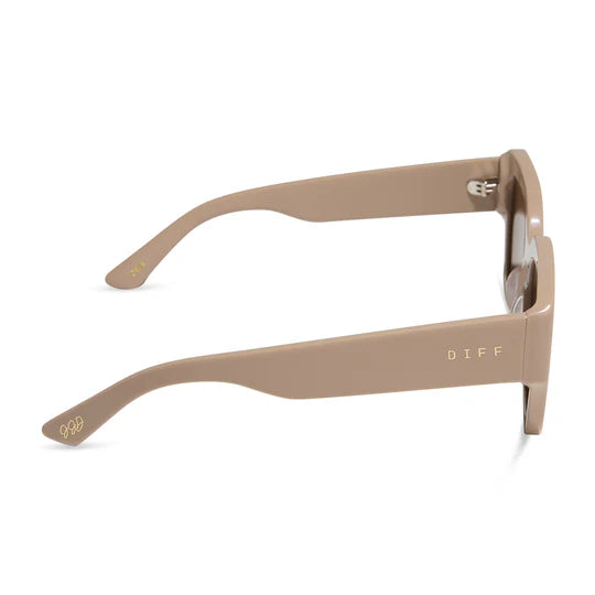 Loren Diff Sunglasses - Almond + Brown