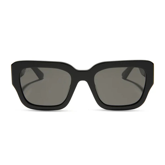 Loren Diff Sunglasses - Black + Grey