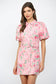 Fiona Floral Belted Dress
