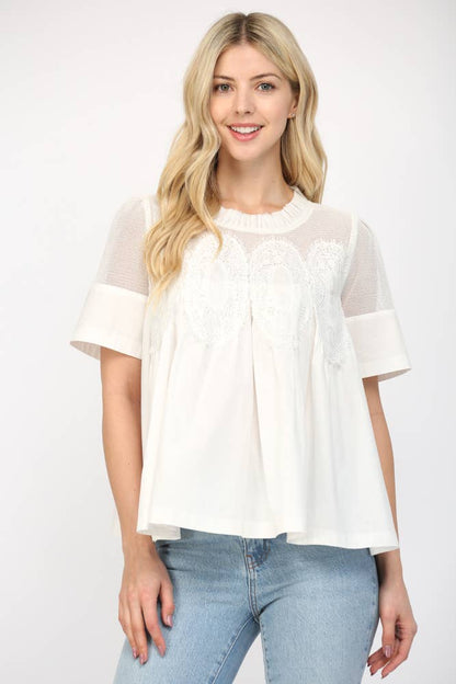 Elodie Mesh Top