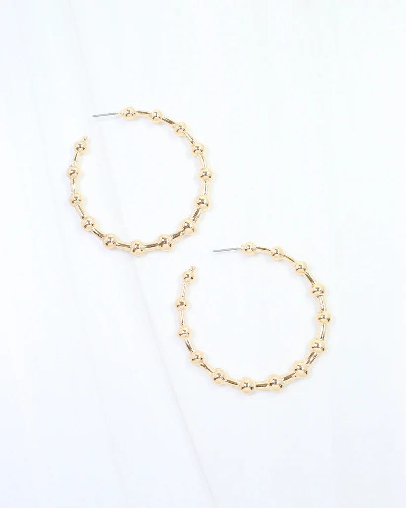 Layne Ball Hoop Earring