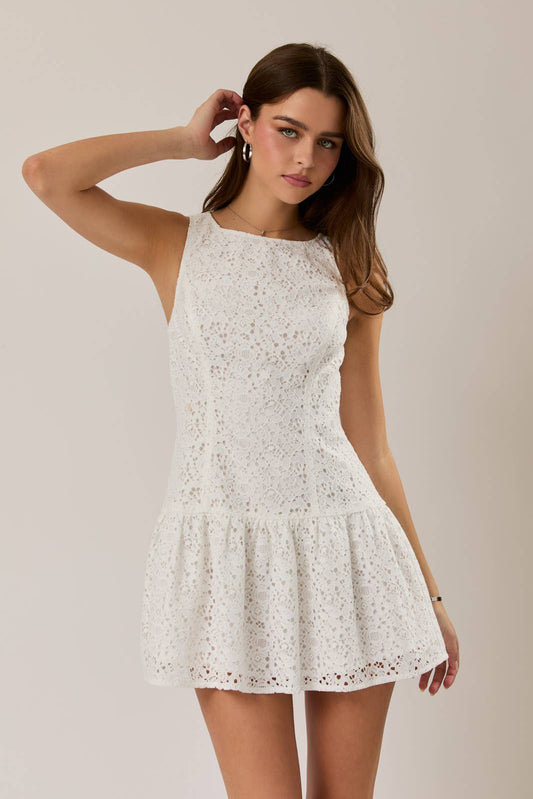 Sleeveless Low Waist Dress