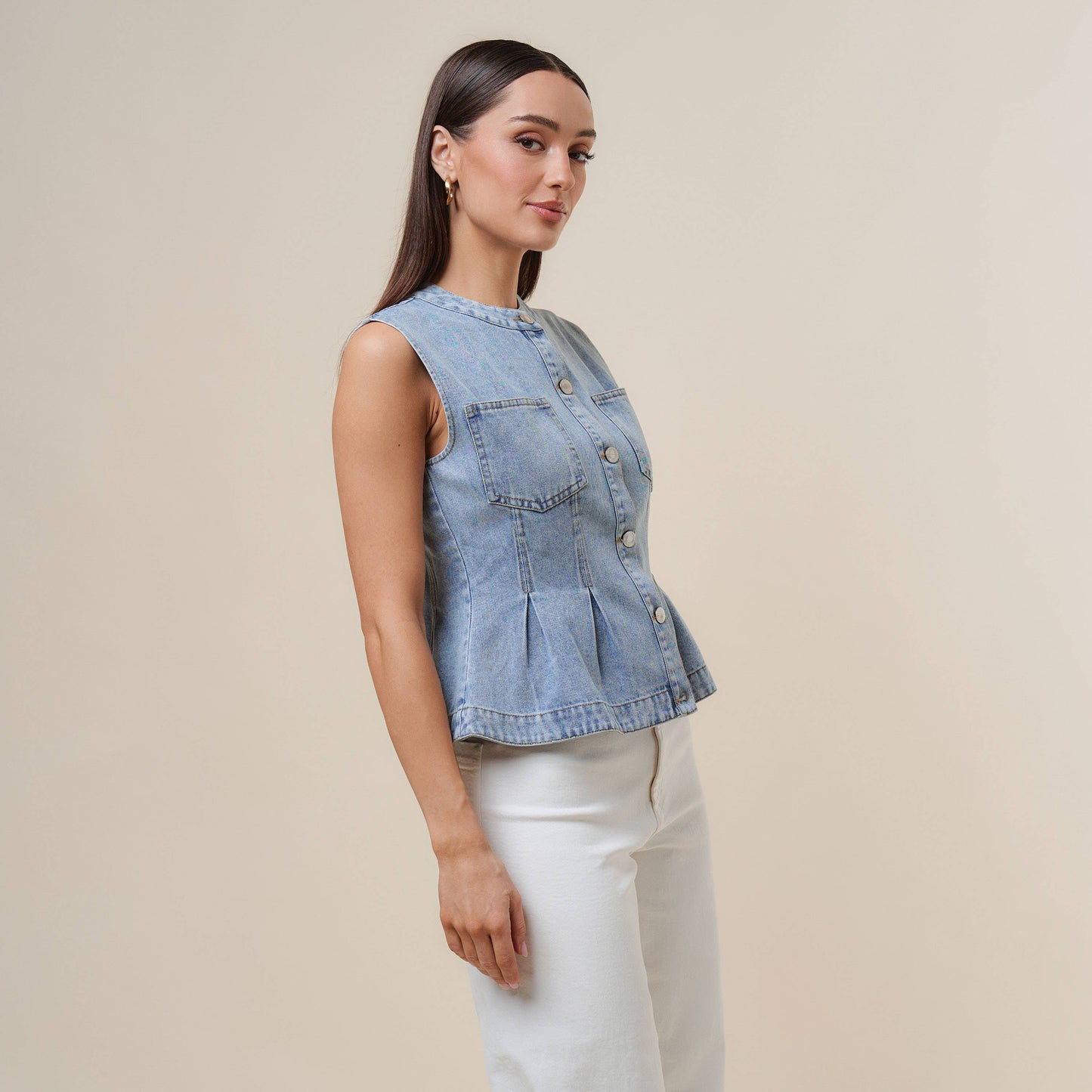Kymber Denim Vest