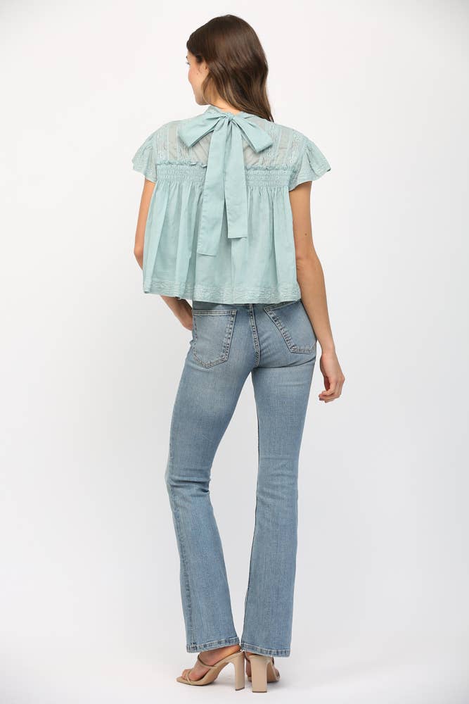 Lennox Ruffle Top