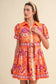 Remi Paisley Belted Dress