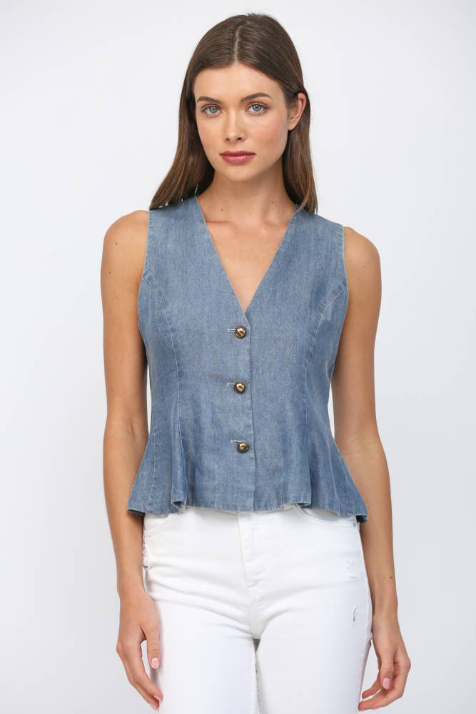 Laguna Peplum Top