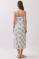Rosette Halter Midi Dress