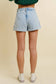 Denim Wrap Skort