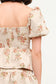 Floral Jacquard Blouse