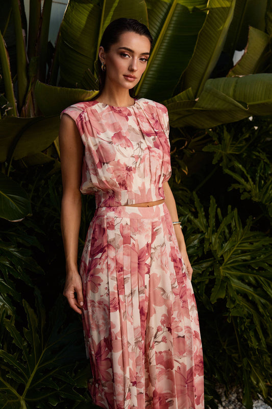 Elliot Pleated Sleeveless Top