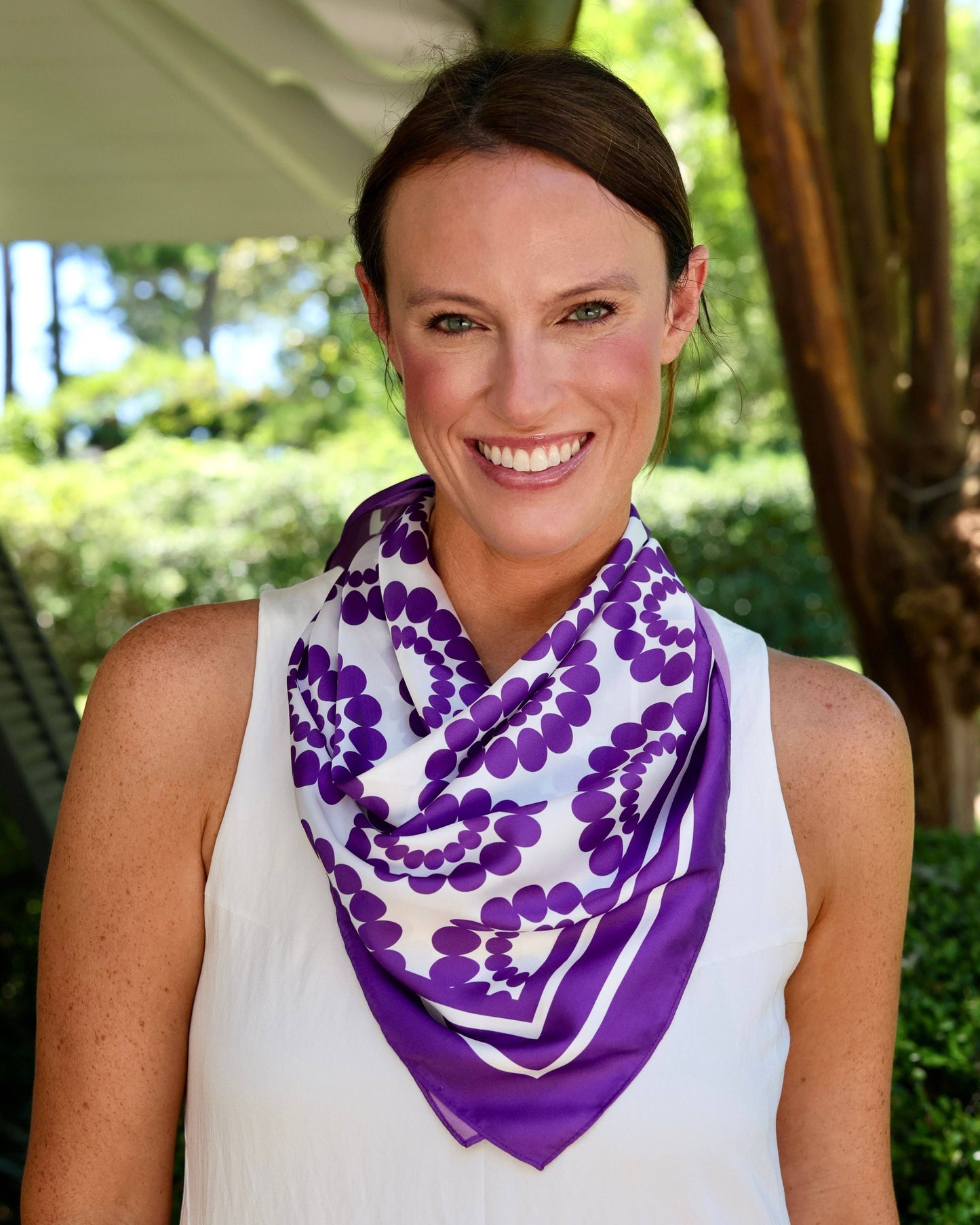 Lucy Floral Scarf Medium