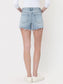Distressed Hem Denim Short