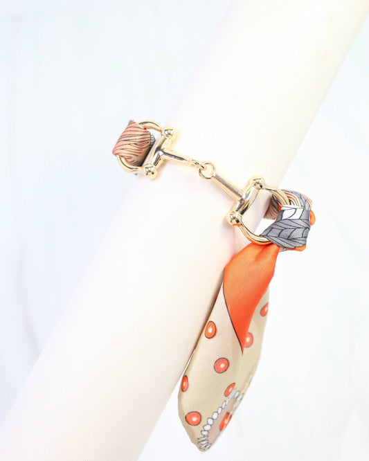 Lana Horsebit Scarf Bracelet