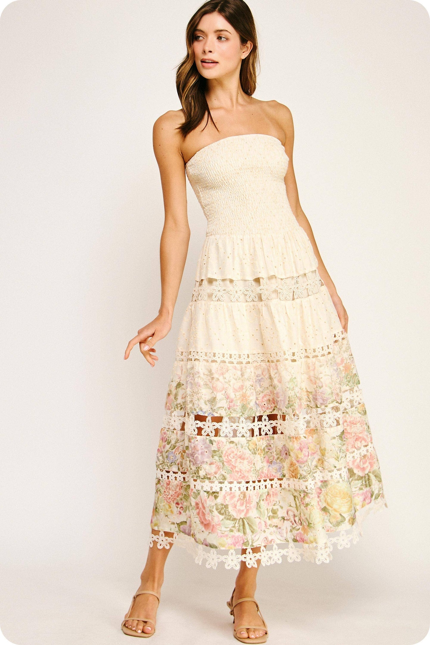 Camellia Eyelet Dress