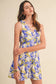 Violet Floral Romper