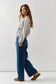 Drawstring Waist Straight Jeans