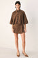 Espresso Suede Skort