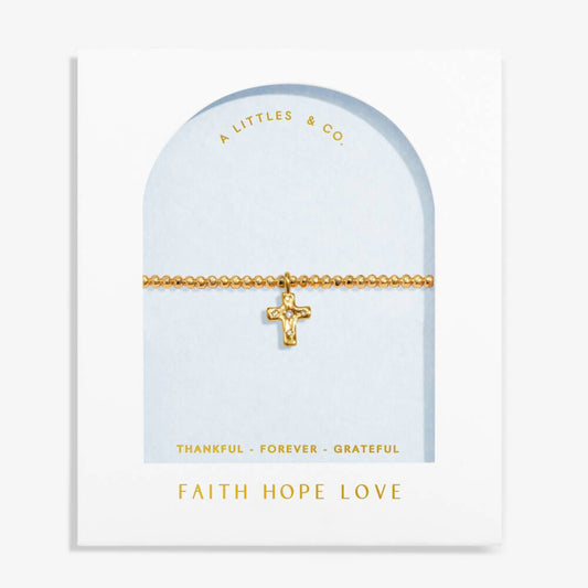 A Little Faith Hope & Love Bracelet