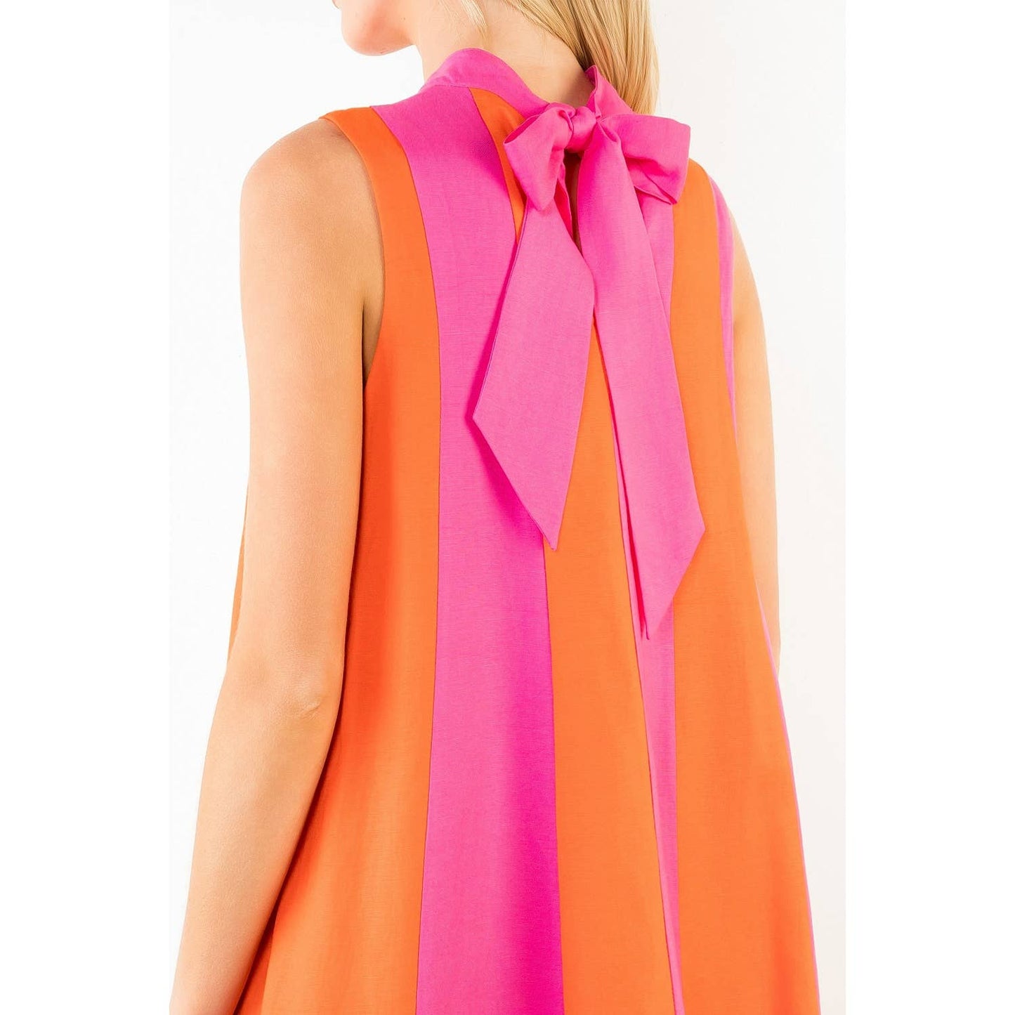 Sleeveless Colorblock Dress