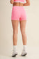 Contrast Binding Biker Shorts