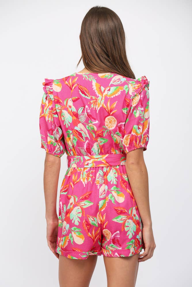 Arlette Belted Romper