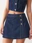 Jessi Denim Wrap Skort