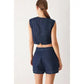 Jessi Denim Wrap Skort
