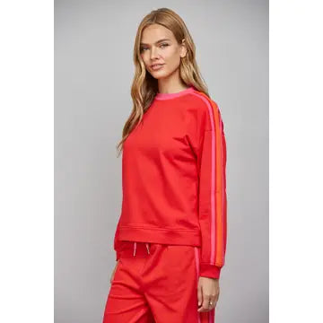 Cora Contrast Trim Sweatshirt & Pant Set