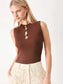 Layla Cut Out Sleeveless Sweater