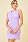Cassidy Crochet Mini Dress