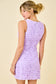 Cassidy Crochet Mini Dress