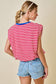 Bess Bubble Hem Americana Top