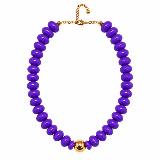 Game Day Candy Beaded Necklace